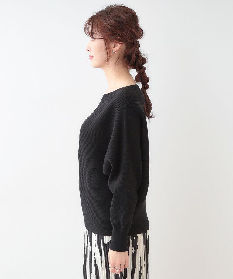 SHOO･LA･RUE「【洗える】上品で華やかに アンジェリーナ ドルマンニット」|ニット・セーター|
