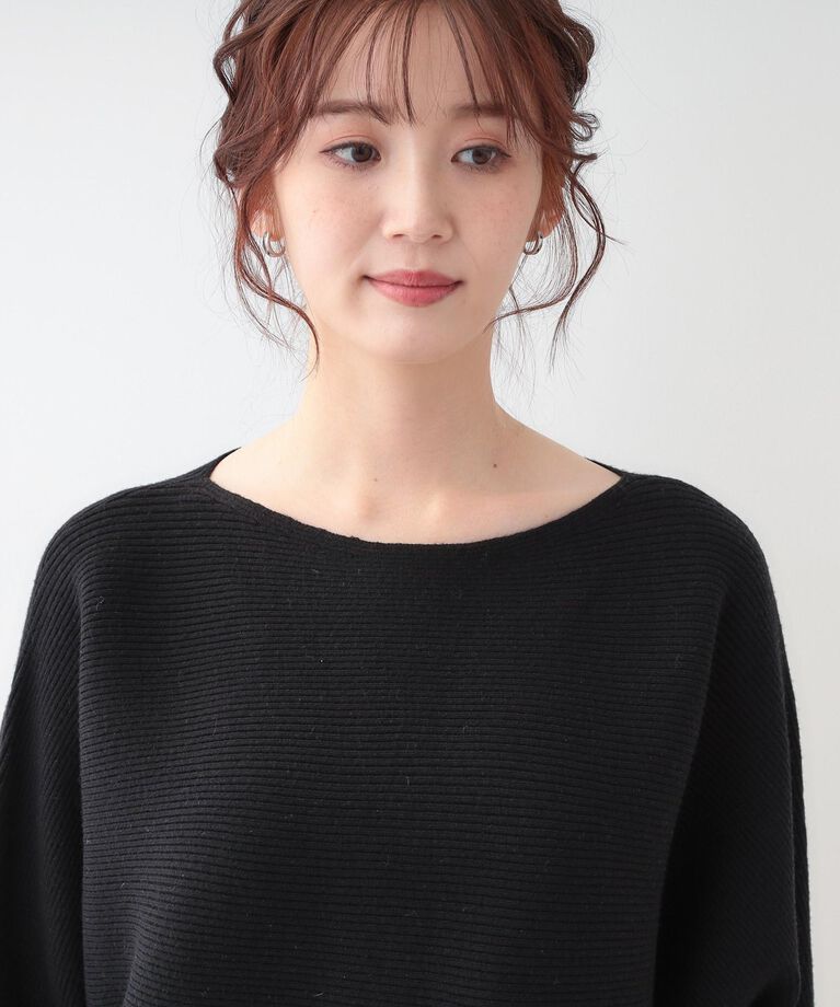 SHOO･LA･RUE「【洗える】上品で華やかに アンジェリーナ ドルマンニット」|ニット・セーター|