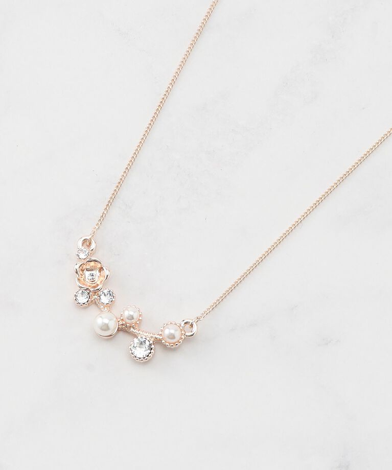 SHOO･LA･RUE「フラワーモチーフネックレス」|ネックレス|