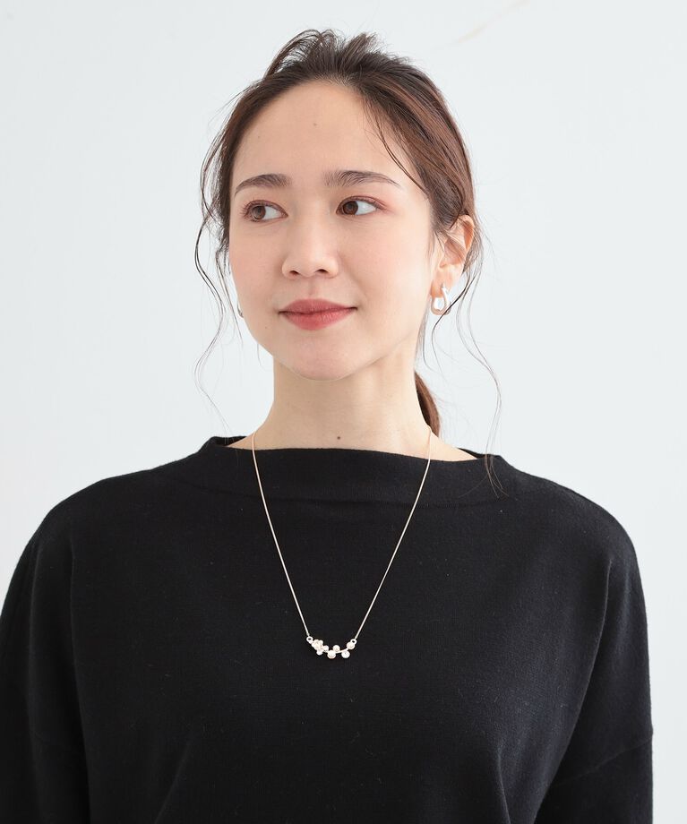 SHOO･LA･RUE「フラワーモチーフネックレス」|ネックレス|