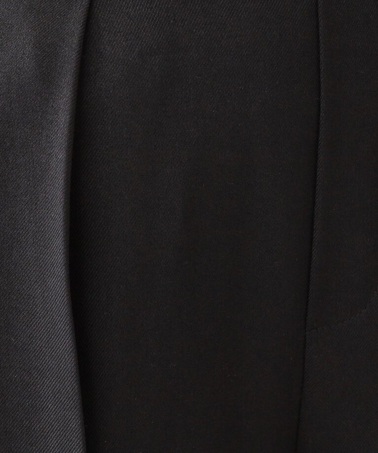 SHOO･LA･RUE「【S-LL】オフィスシーンでも活躍 タックテーパードパンツ」|その他|