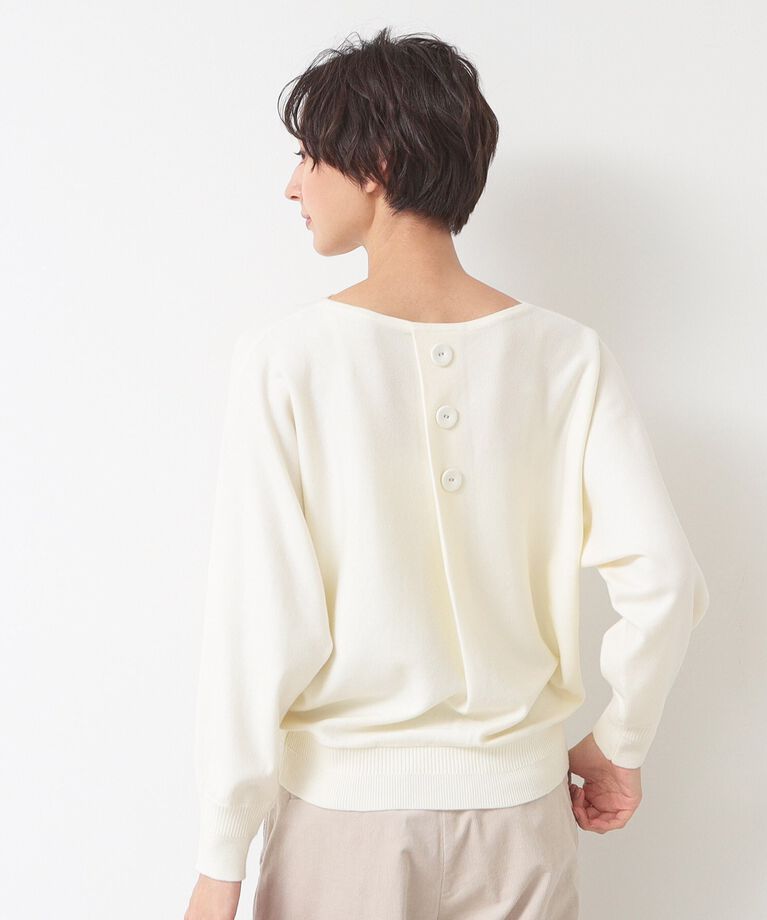 Dessin「【洗える】後ろボタンニット(XS~L)」|ニット・セーター|