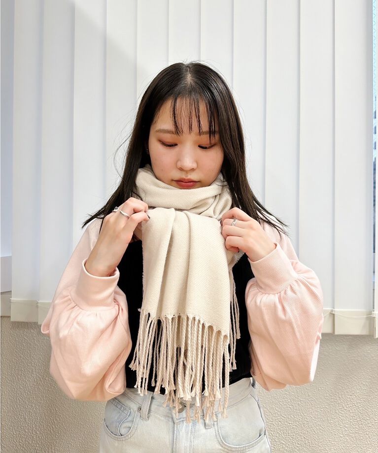 Ober Tashe「洗えるシンプルカラーストール 累計販売約5000枚【防寒／マフラー／無地／ギフト】」|ストール|