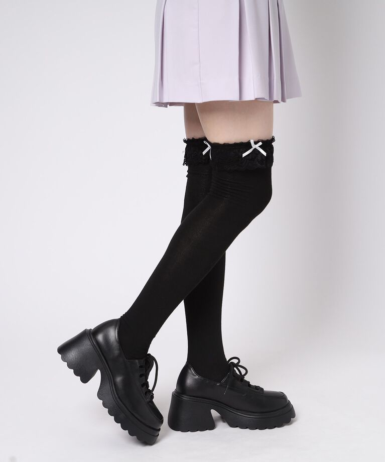 csT&P「厚底 レースアップパンプス」|パンプス|