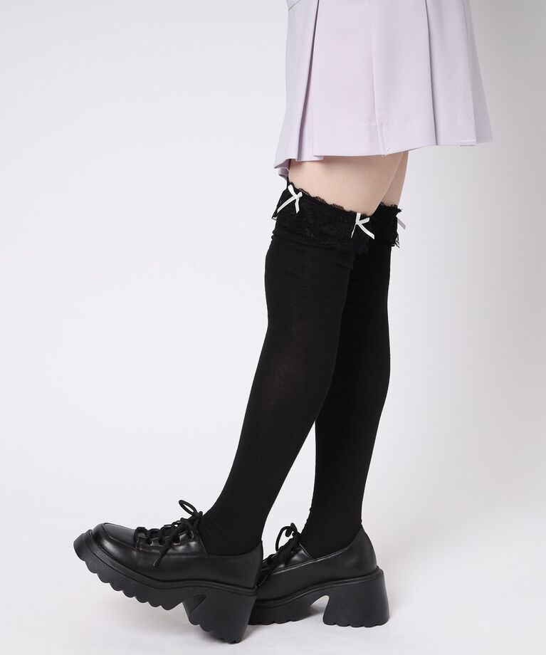 csT&P「厚底 レースアップパンプス」|パンプス|