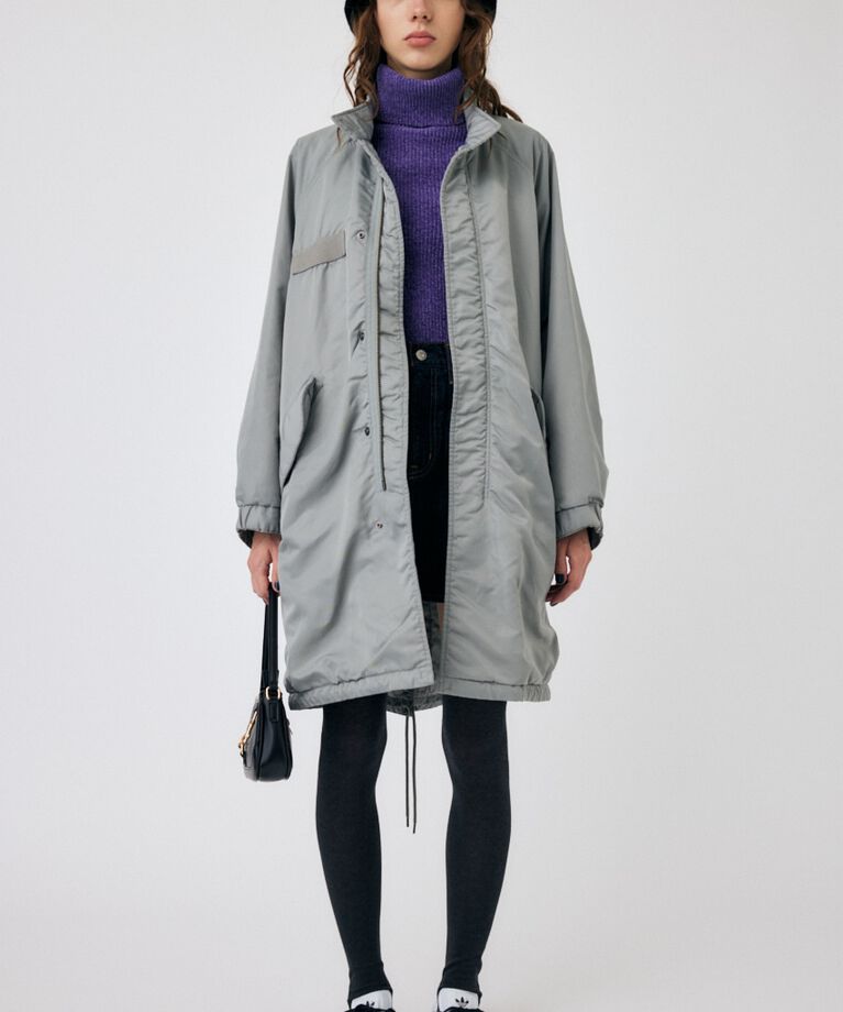 MOUSSY「OVERSIZED M65 FISHTAIL パーカ」|その他|L/GRY1