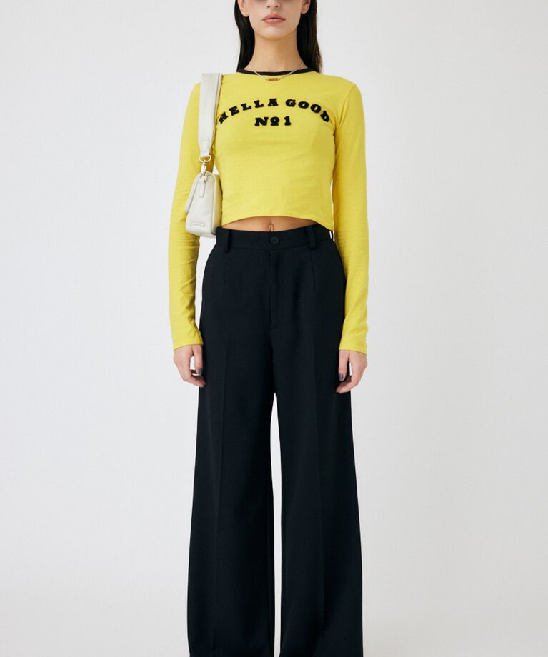 MOUSSY「CENTER PRESS FLARE パンツ」|その他|