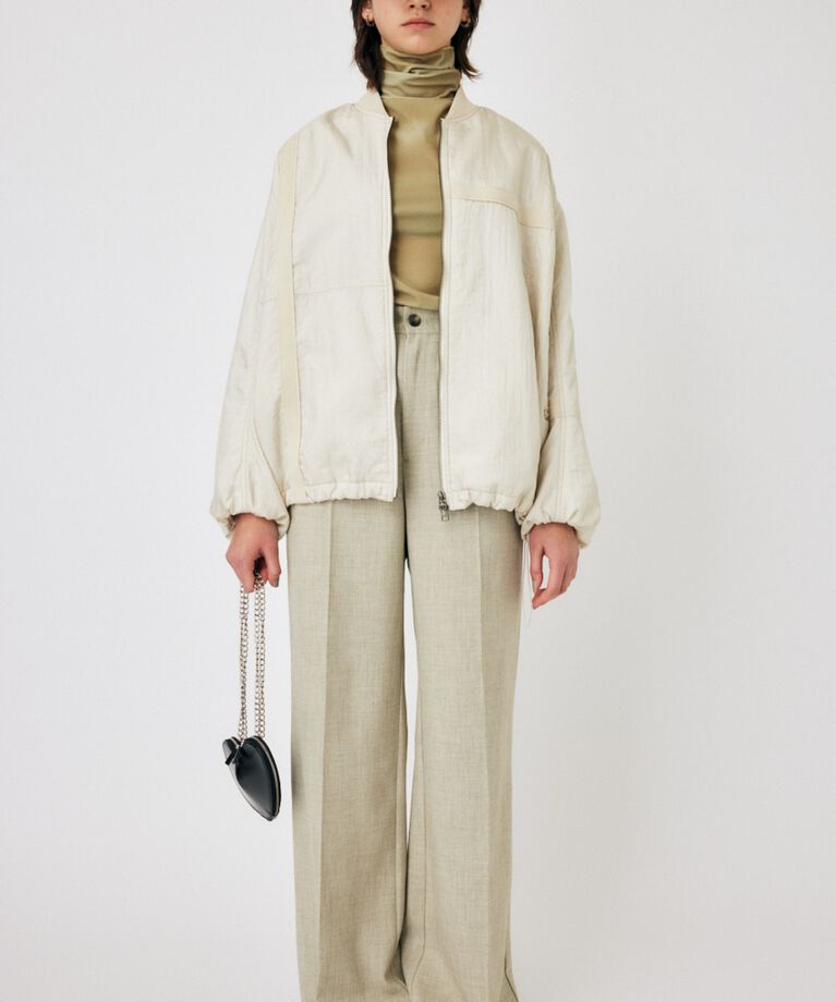 MOUSSY「CENTER PRESS FLARE パンツ」|その他|BEG