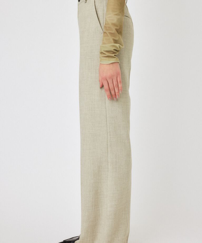 MOUSSY「CENTER PRESS FLARE パンツ」|その他|