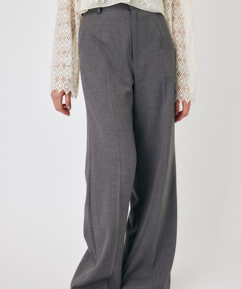 MOUSSY「CENTER PRESS FLARE パンツ」|その他|