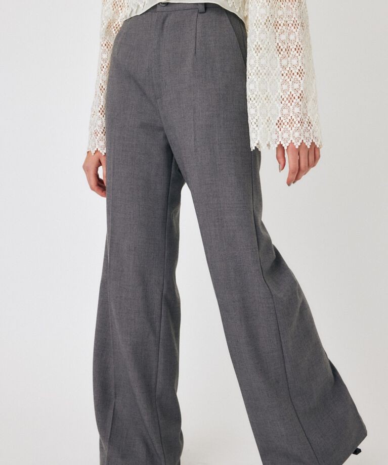 MOUSSY「CENTER PRESS FLARE パンツ」|その他|