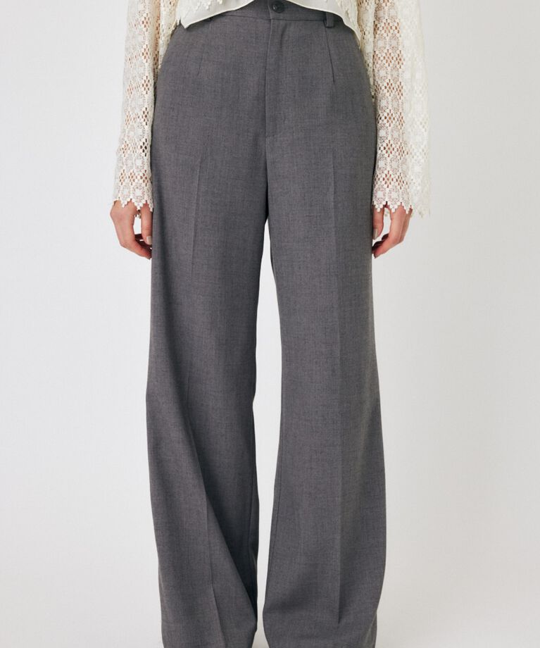 MOUSSY「CENTER PRESS FLARE パンツ」|その他|