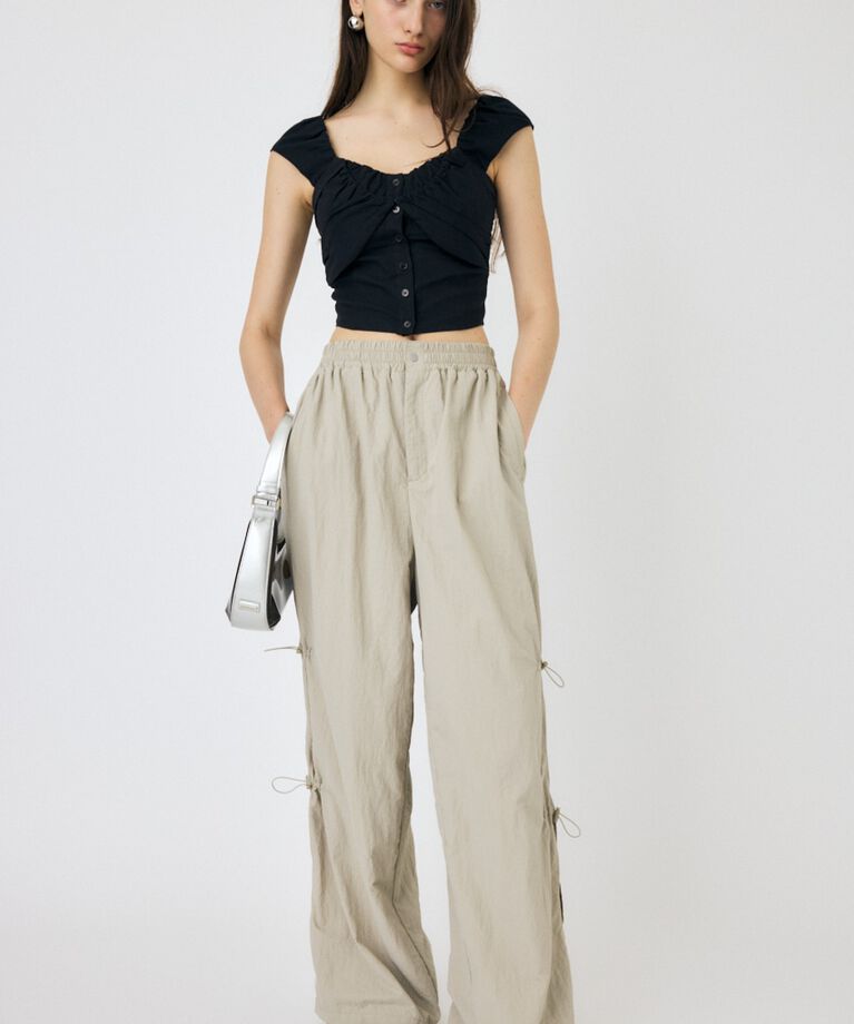 MOUSSY「LAYERED GATHERED ブラウス」|シャツ・ブラウス|