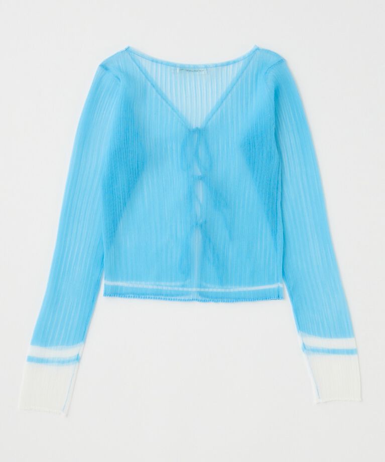 MOUSSY「FRONT TIE シアーカーディガン」|カーディガン|