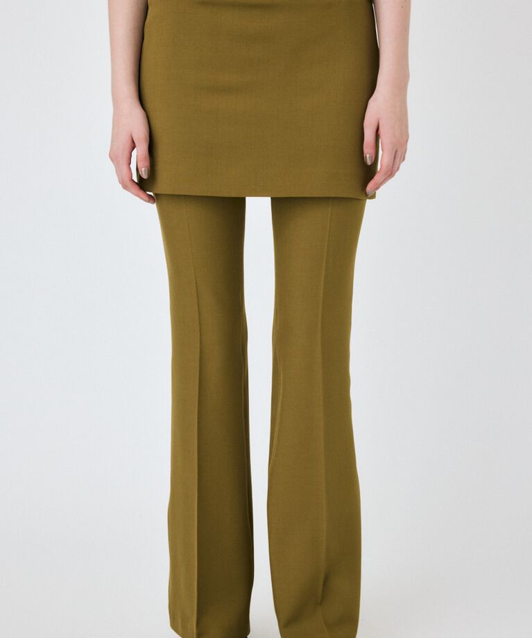MOUSSY「LOWRISE SKIRT LAYERED フレア」|その他|