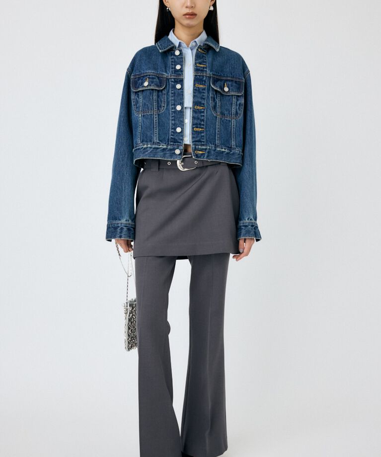 MOUSSY「LOWRISE SKIRT LAYERED フレア」|その他|