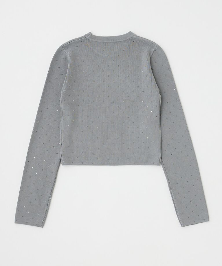 MOUSSY「RHINESTONE ニットトップス」|ニット・セーター|