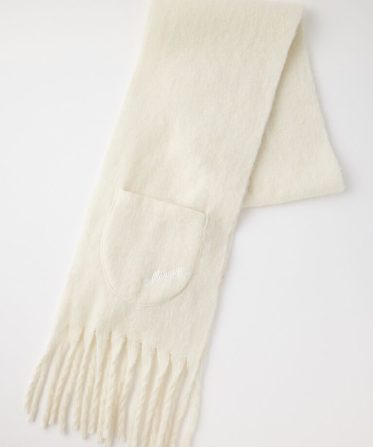 MOUSSY「POCKET KNIT WIDE スカーフ」|その他|