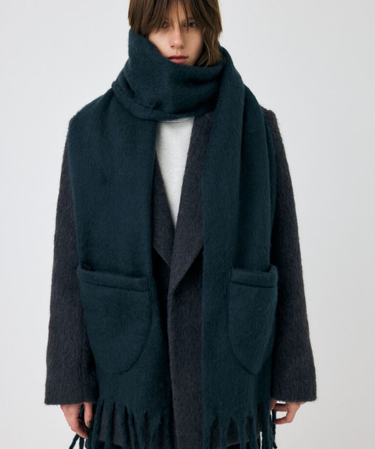 MOUSSY「POCKET KNIT WIDE スカーフ」|その他|