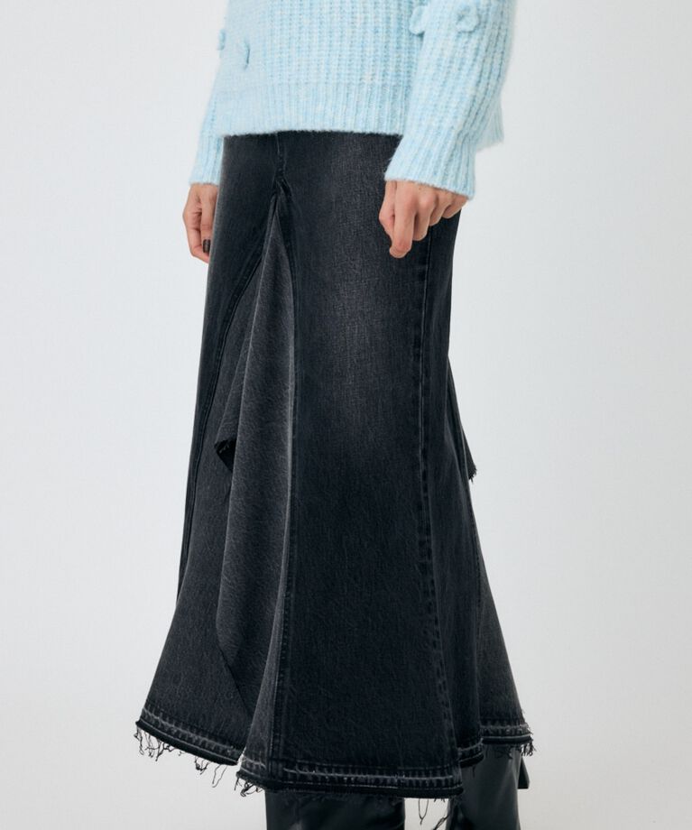 MOUSSY「REMAKE DENIM マーメイドスカート」|スカート|