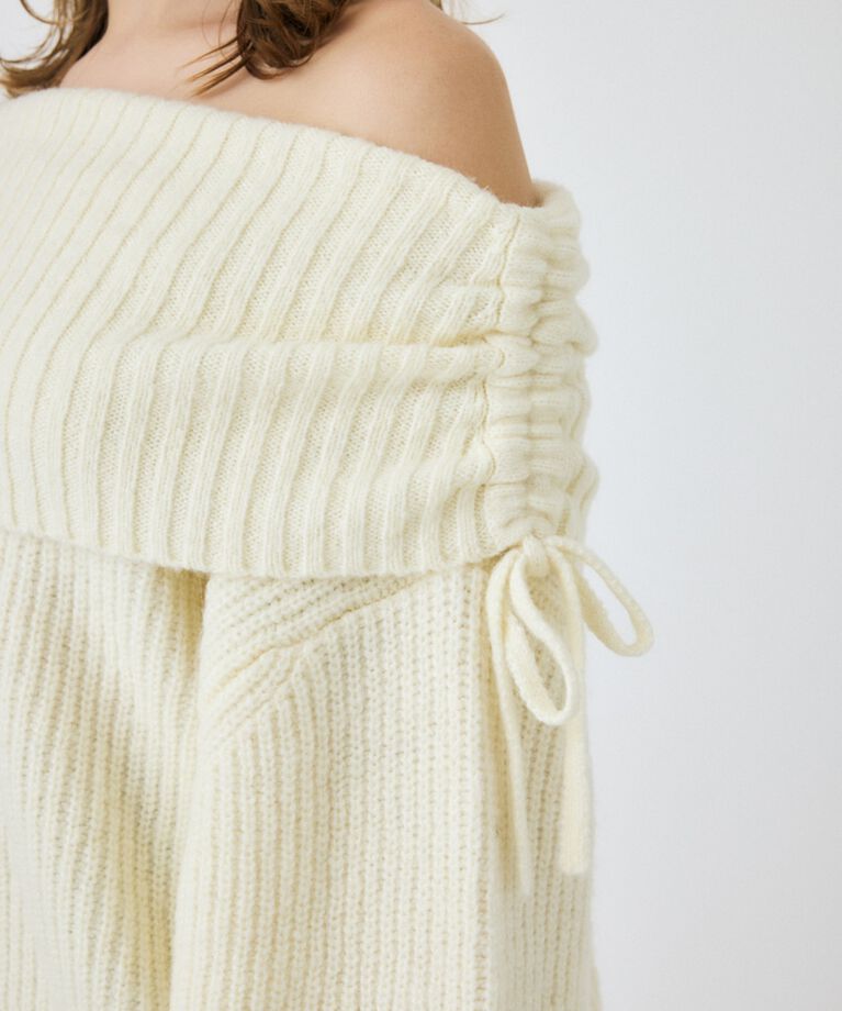 MOUSSY「OFF SHOULDER ルーズプルオーバー」|ニット・セーター|