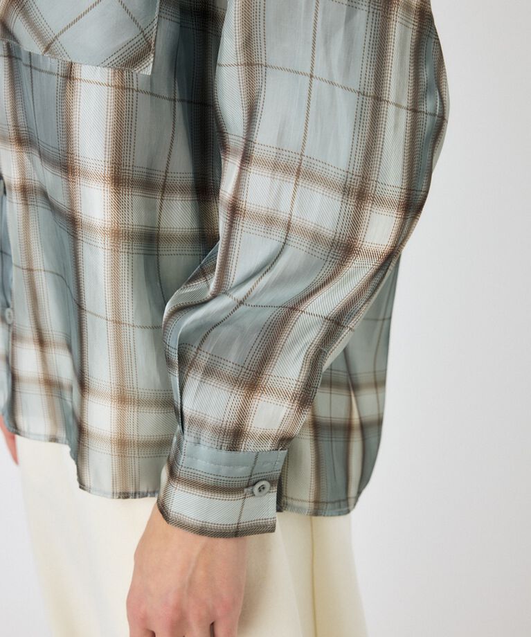MOUSSY「MIX CHECK ルーズシャツ」|シャツ・ブラウス|