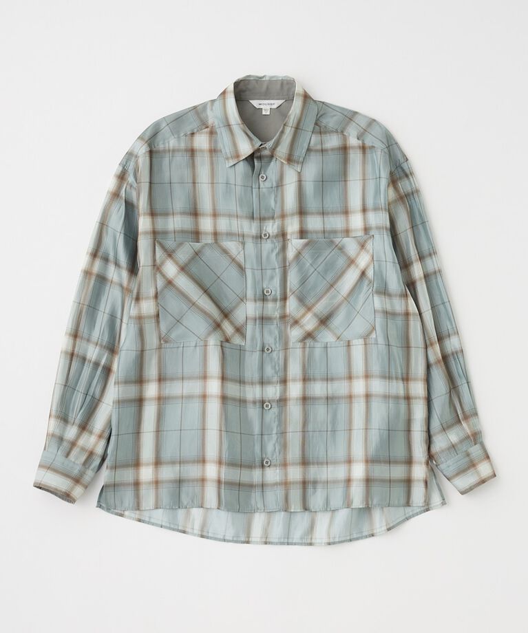 MOUSSY「MIX CHECK ルーズシャツ」|シャツ・ブラウス|