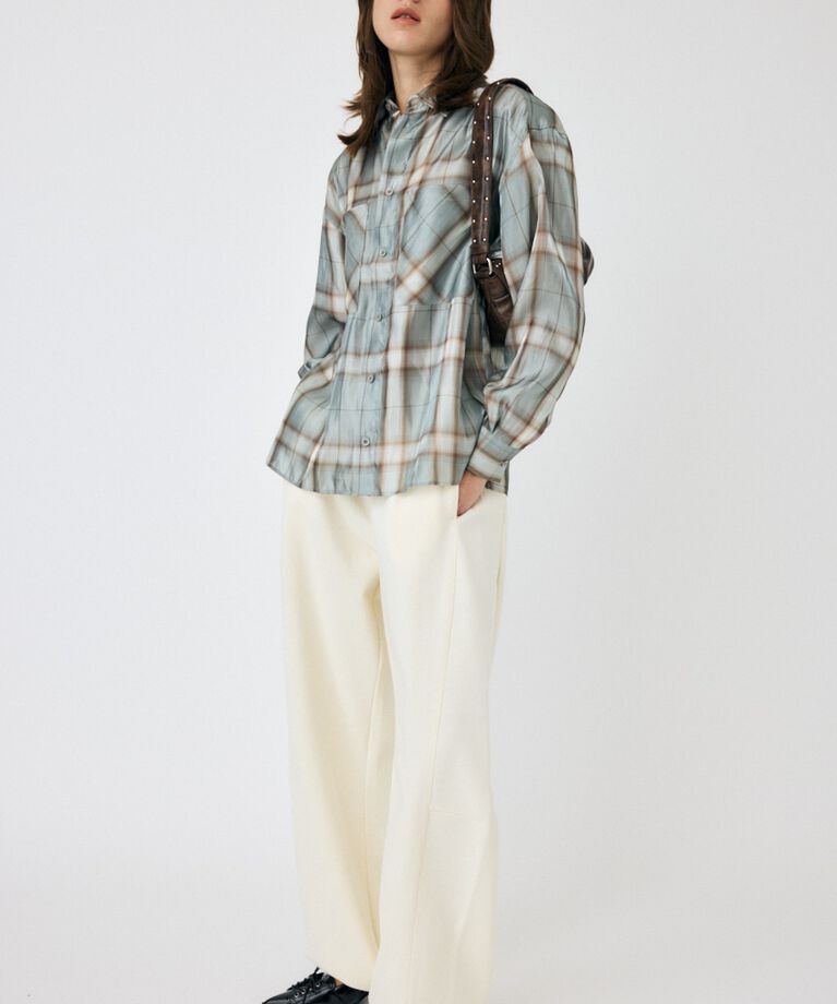 MOUSSY「MIX CHECK ルーズシャツ」|シャツ・ブラウス|