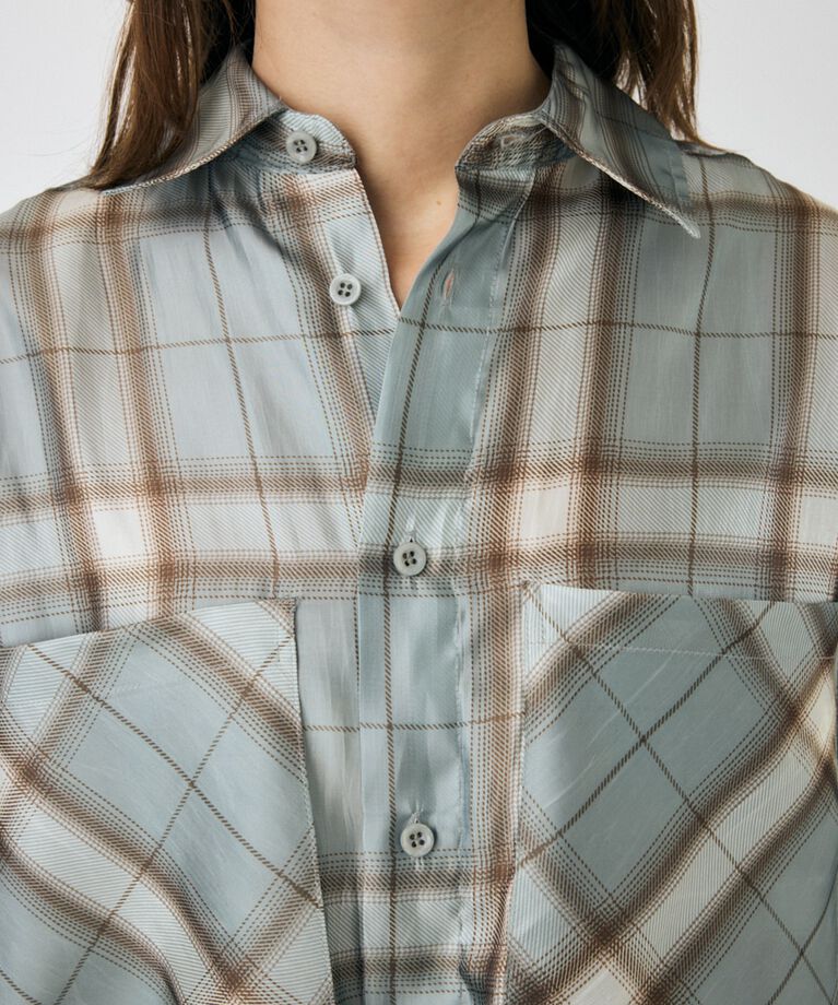 MOUSSY「MIX CHECK ルーズシャツ」|シャツ・ブラウス|