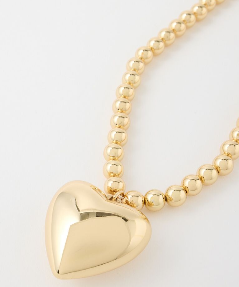 MOUSSY「BIG HEART ネックレス」|ネックレス|