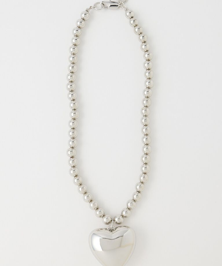 MOUSSY「BIG HEART ネックレス」|ネックレス|