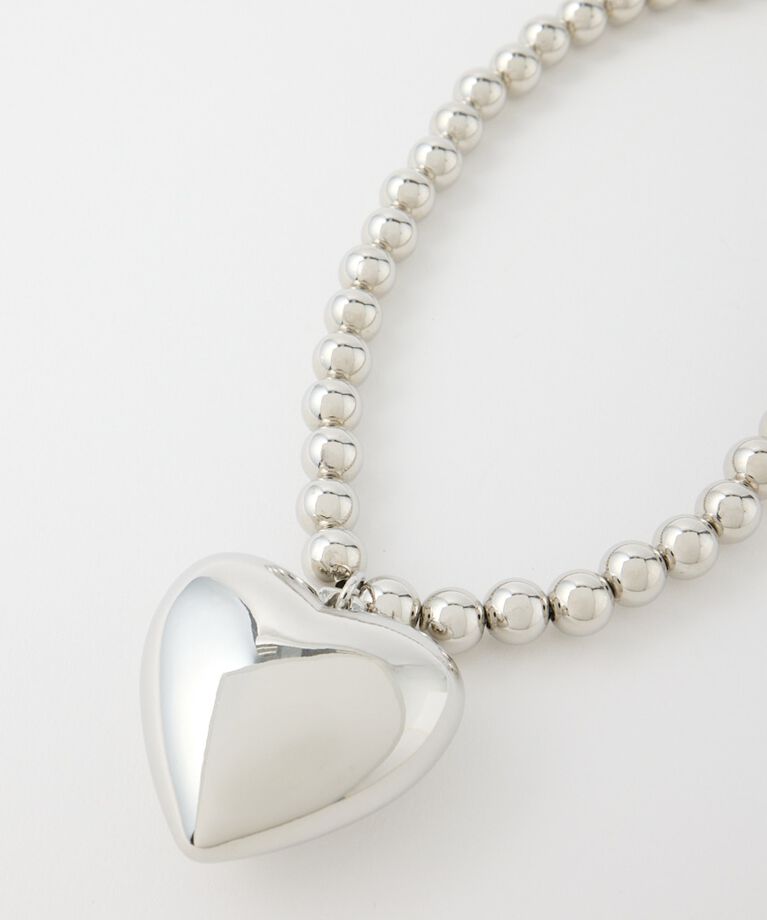 MOUSSY「BIG HEART ネックレス」|ネックレス|