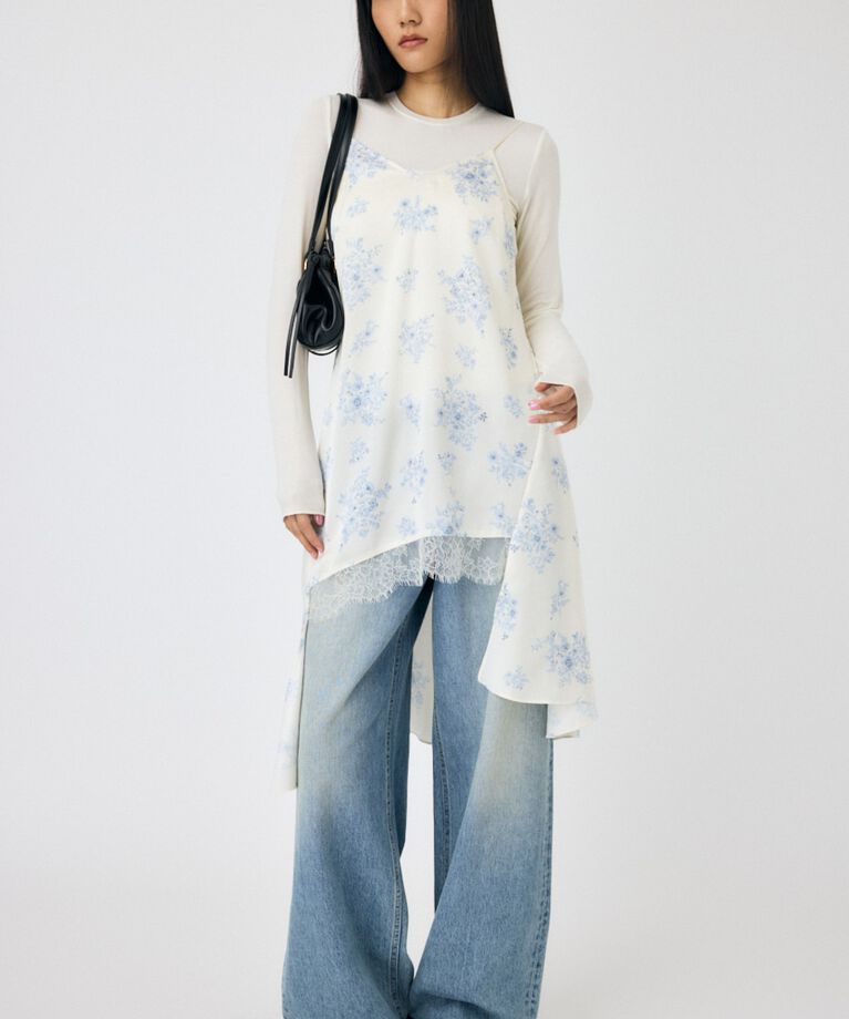 MOUSSY「WASHER スリップドレス」|ワンピース|柄WHT5