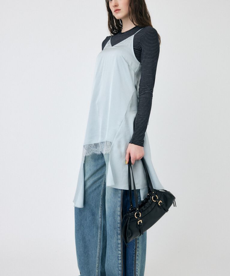 MOUSSY「WASHER スリップドレス」|ワンピース|