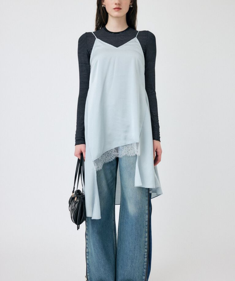 MOUSSY「WASHER スリップドレス」|ワンピース|