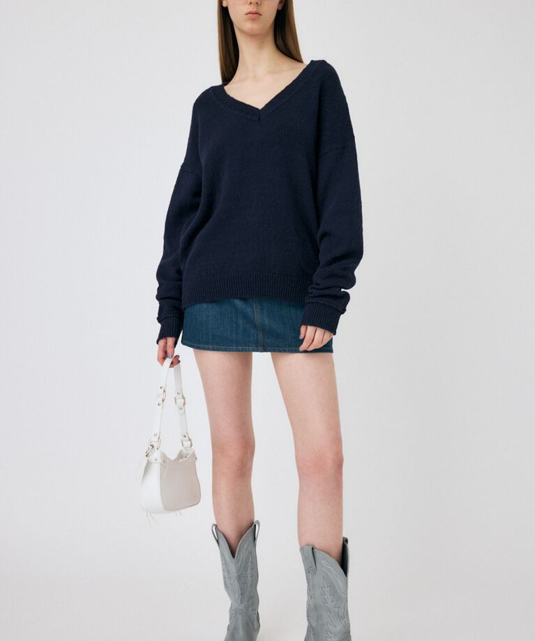 MOUSSY「V NECK セーター」|ニット・セーター|