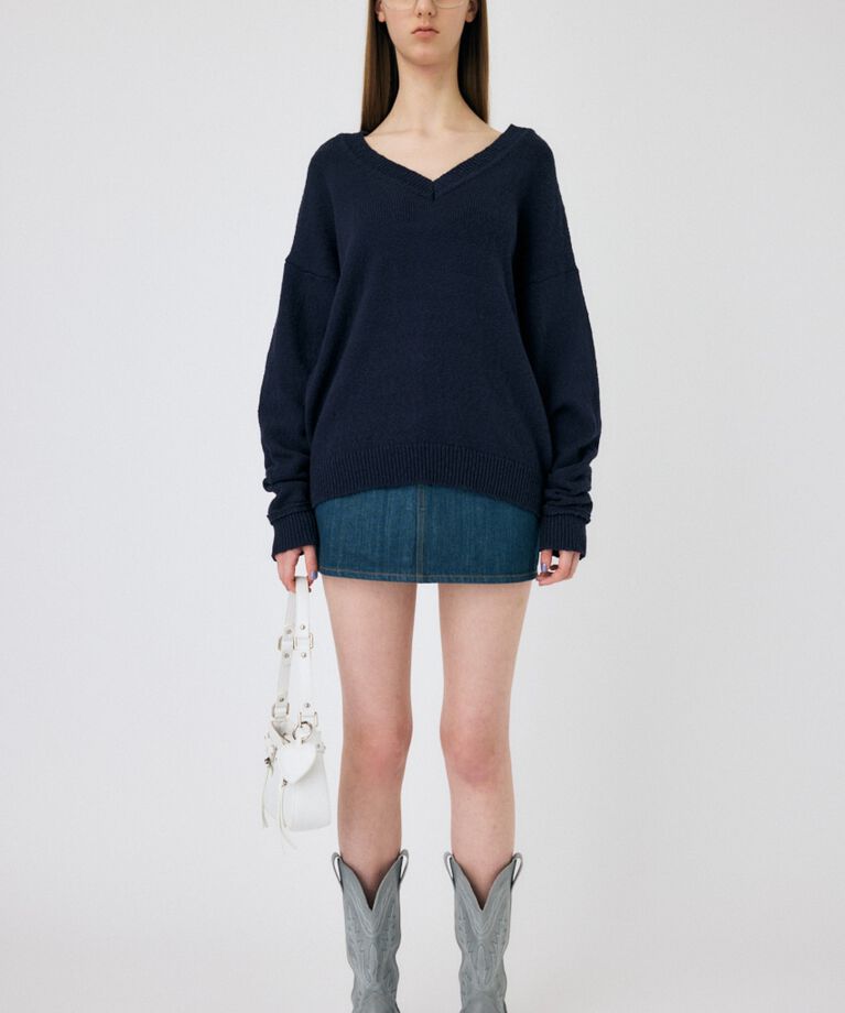 MOUSSY「V NECK セーター」|ニット・セーター|