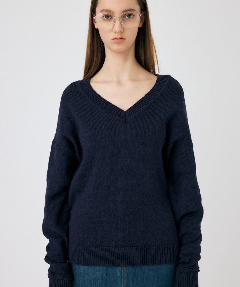 MOUSSY「V NECK セーター」|ニット・セーター|