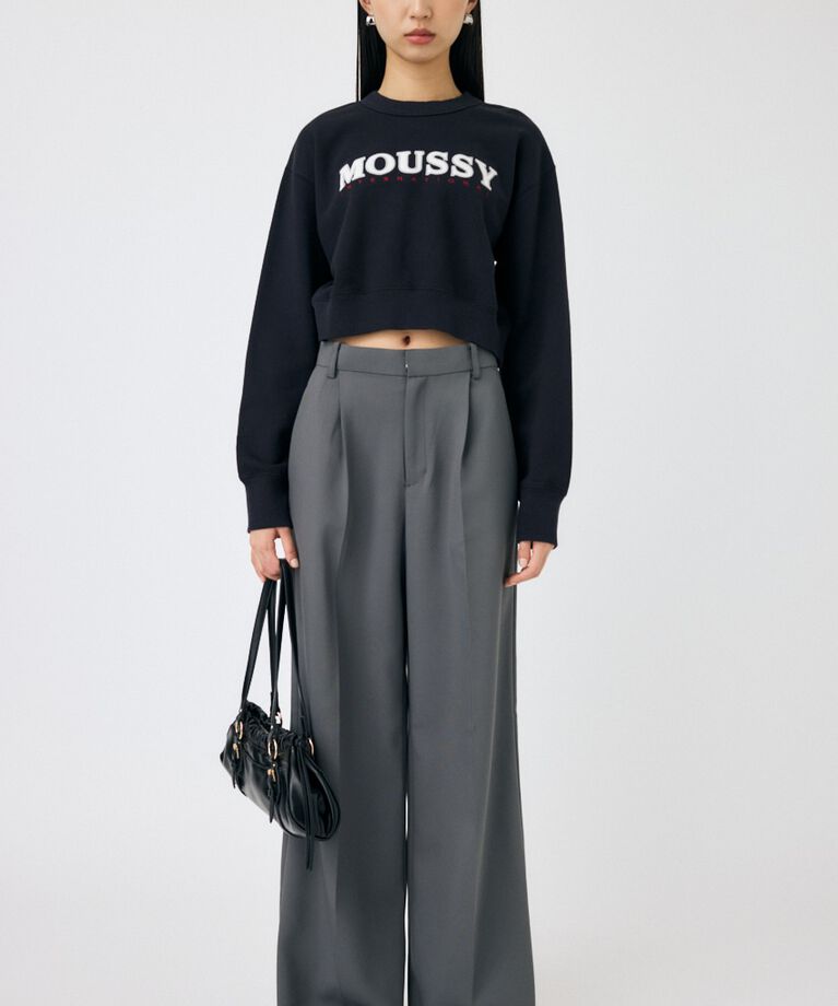 MOUSSY「MOUSSY TWILL アップリケ プルオーバー」|パーカー|