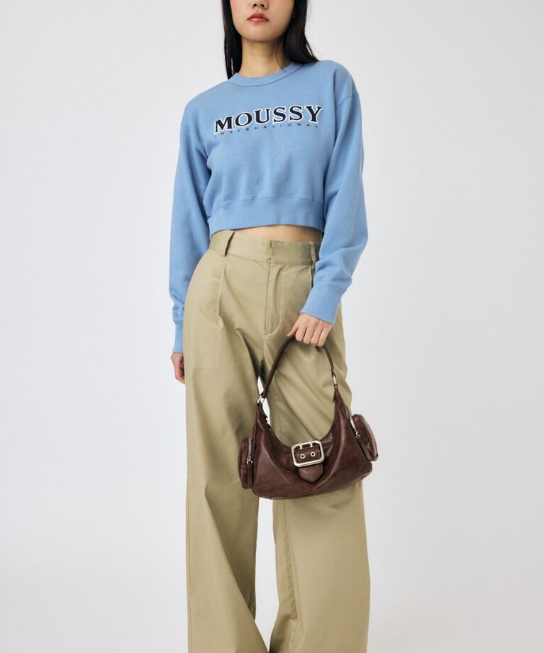 MOUSSY「MOUSSY TWILL アップリケ プルオーバー」|パーカー|