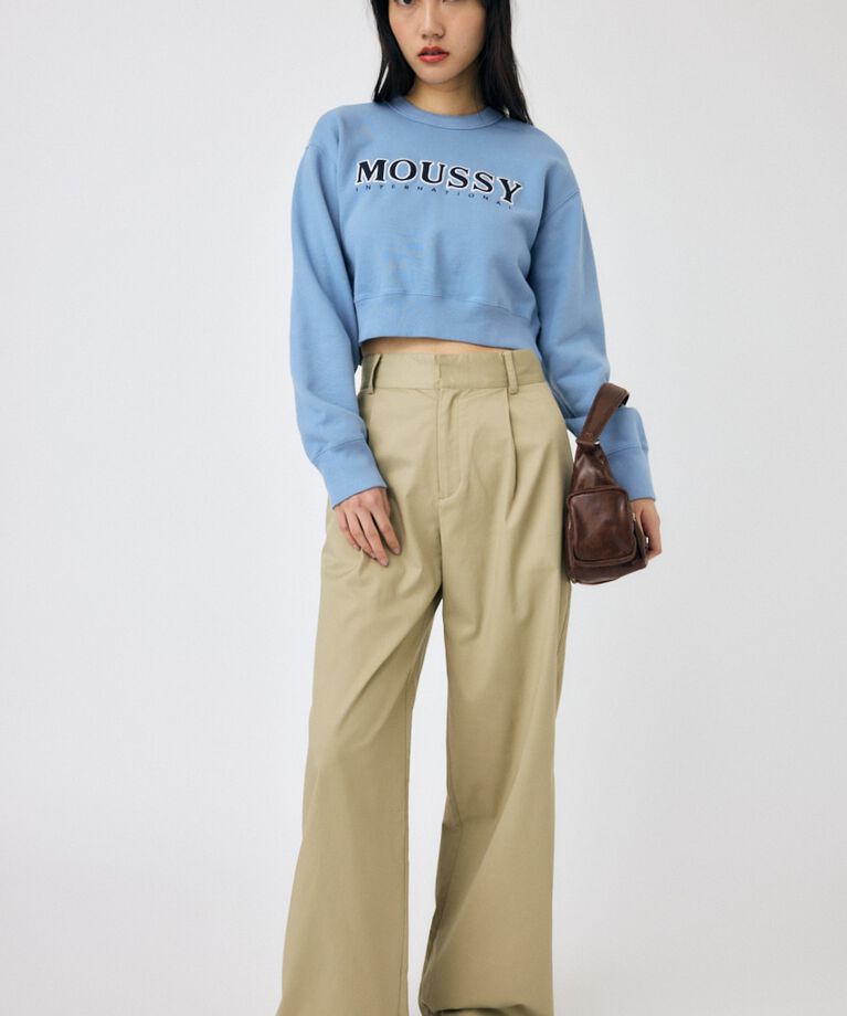 MOUSSY「MOUSSY TWILL アップリケ プルオーバー」|パーカー|