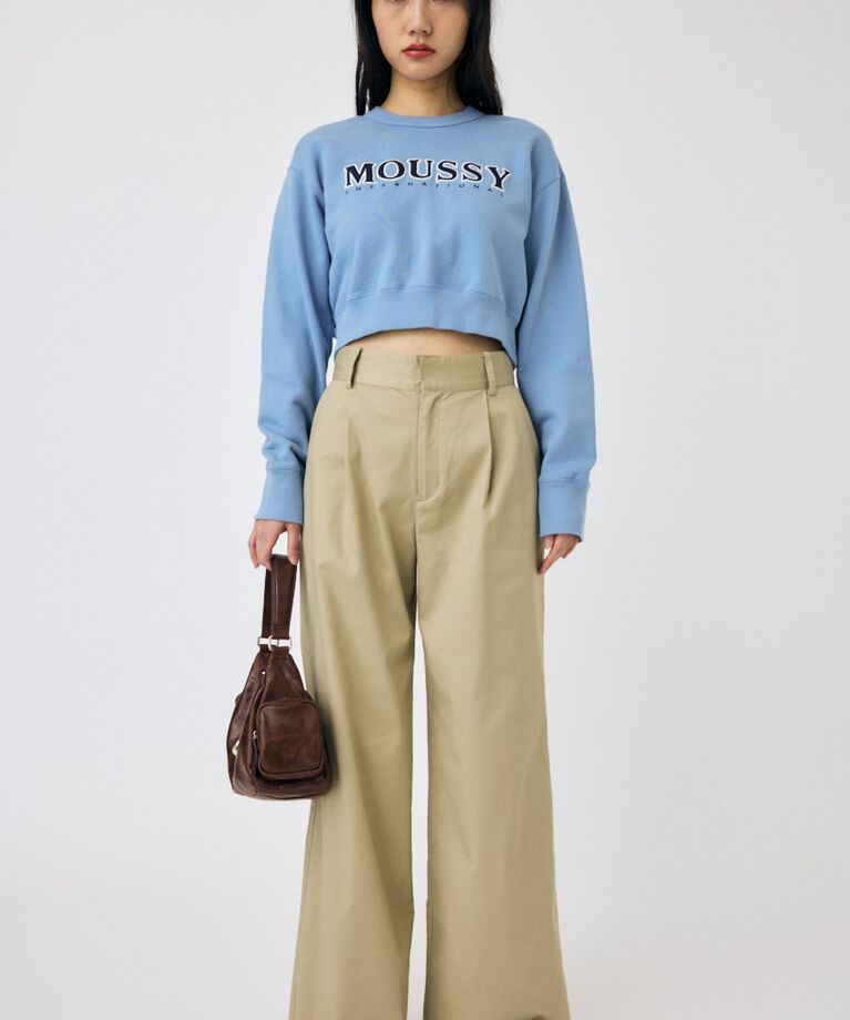 MOUSSY「MOUSSY TWILL アップリケ プルオーバー」|パーカー|