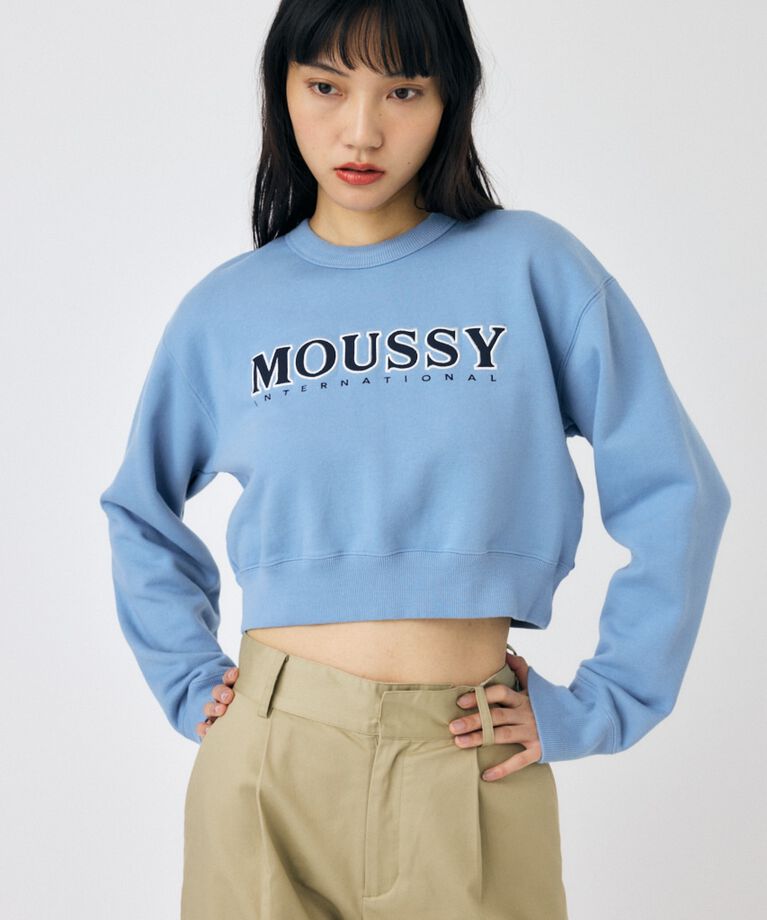 MOUSSY「MOUSSY TWILL アップリケ プルオーバー」|パーカー|
