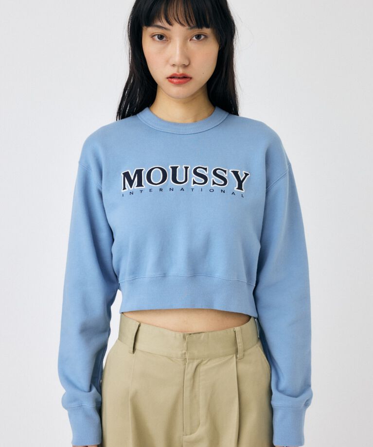 MOUSSY「MOUSSY TWILL アップリケ プルオーバー」|パーカー|
