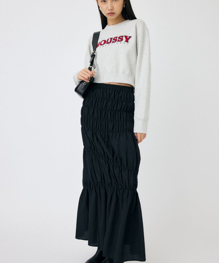 MOUSSY「MOUSSY TWILL アップリケ プルオーバー」|パーカー|