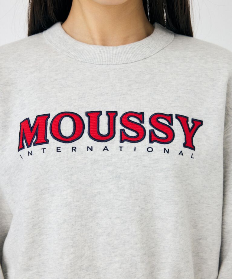 MOUSSY「MOUSSY TWILL アップリケ プルオーバー」|パーカー|