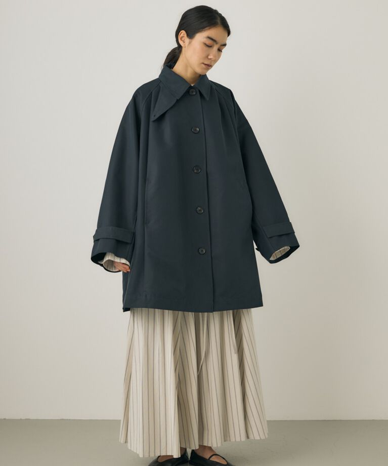 MOUSSY「トレンチコート　オーガニックコットン×リサイクルポリエステル」|その他|BLK