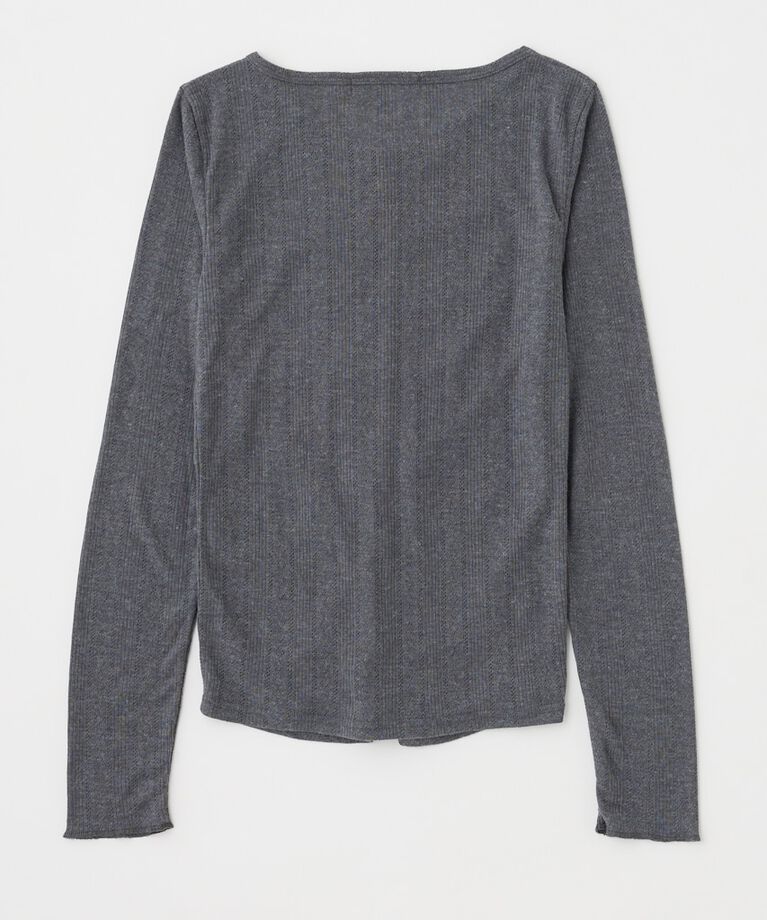 MOUSSY「POINTELLE GATHER カーディガン」|Tシャツ・カットソー|