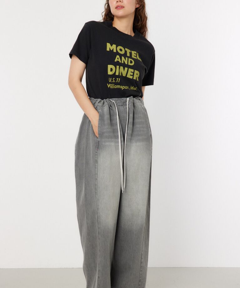 RODEO CROWNS「SQUEEZE DENIM WIDE PT」|デニム|