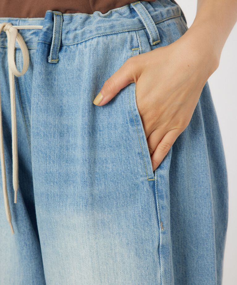 RODEO CROWNS「SQUEEZE DENIM WIDE PT」|デニム|